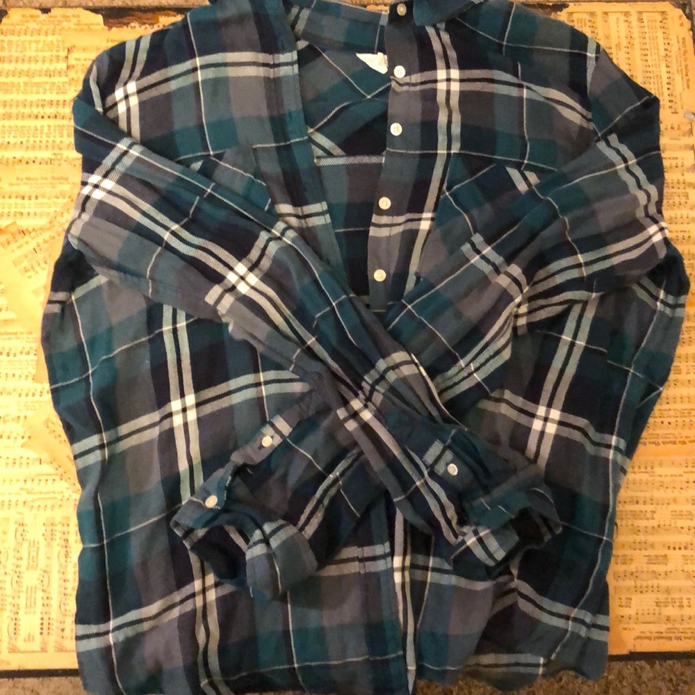 Aeropostale plaid button-up